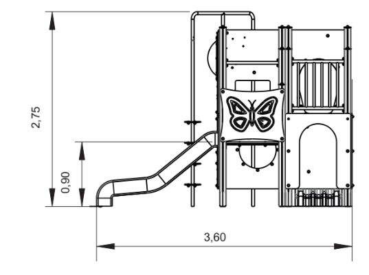 Doppia torre butterfly