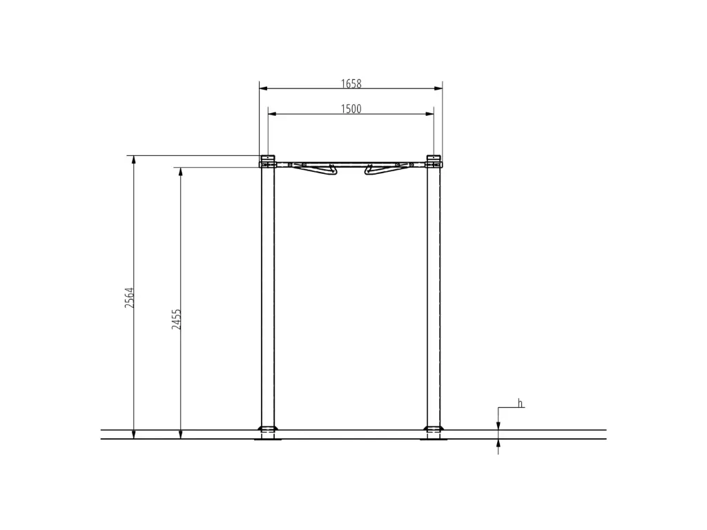 1-1-033-Combined Pull-Up Bar 1500-BeStrong_side.webp
