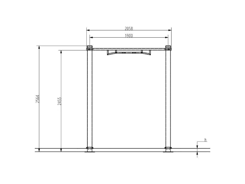 1-1-036-Multifunctional Pull-Up Bar 1900-BeStrong_side.webp