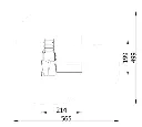 Torretta doppia con tetto Urbi 60121