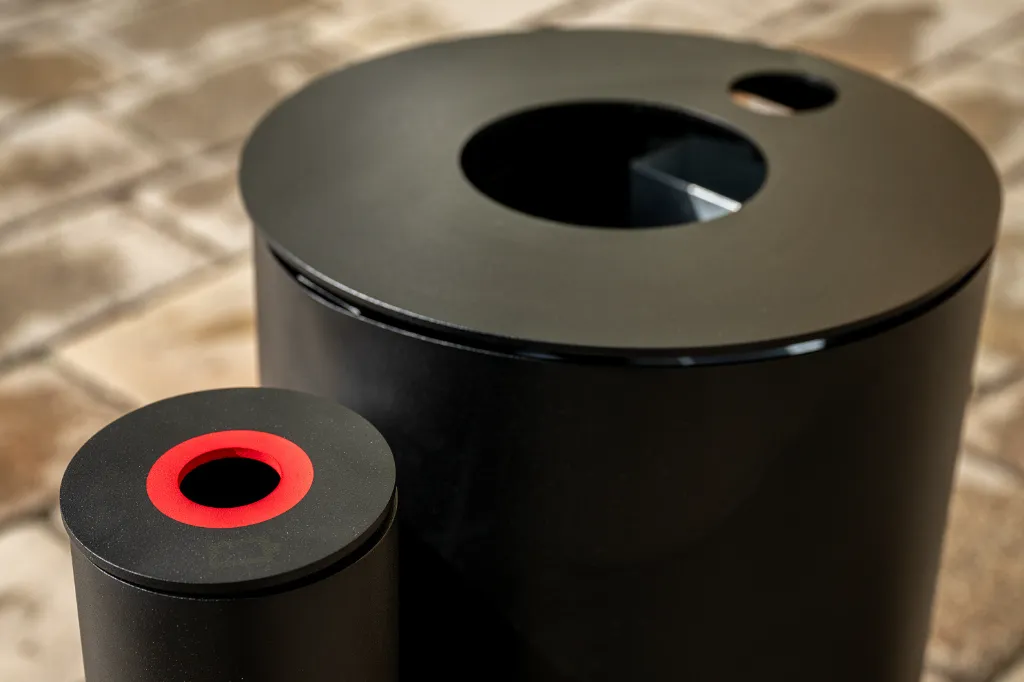 cestino FLEXBIN con posacenere