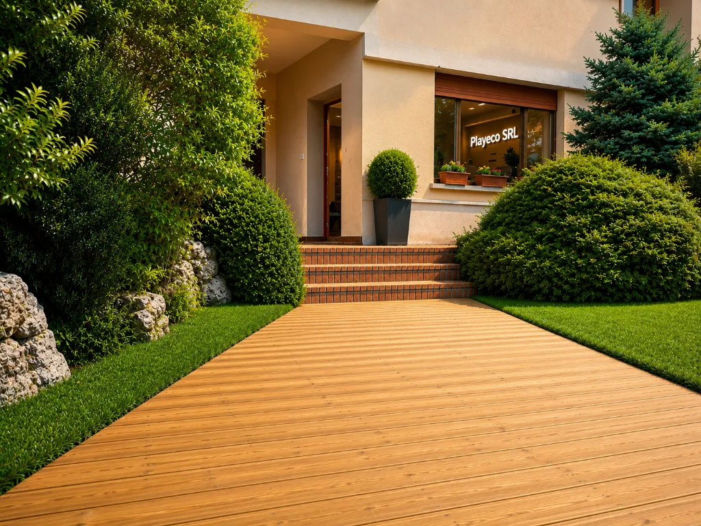 Pavimentazione Decking pino nordico impregnato