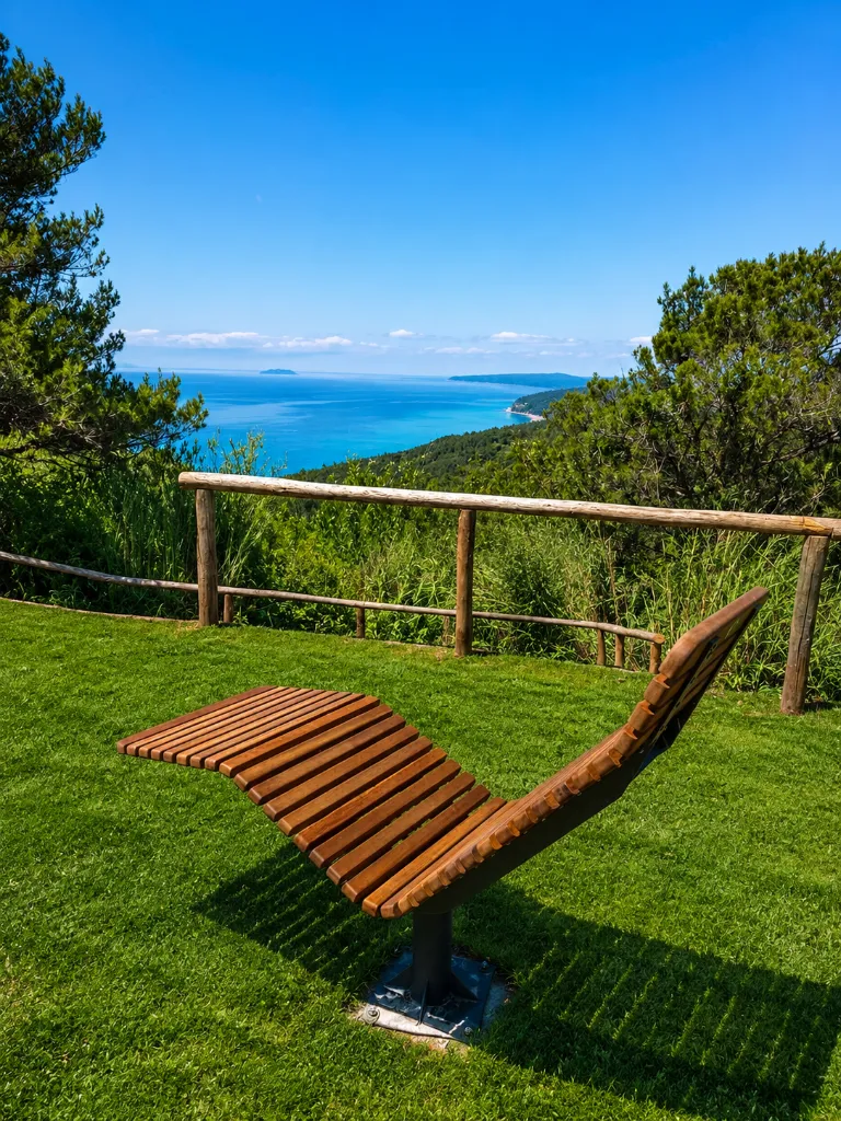 Chaise Lounge VELA ruotabile 600mm / acciaio zincato + verniciato a polvere