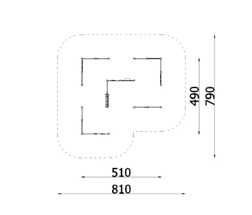 Quadro Simple Maze, in plastica riciclata