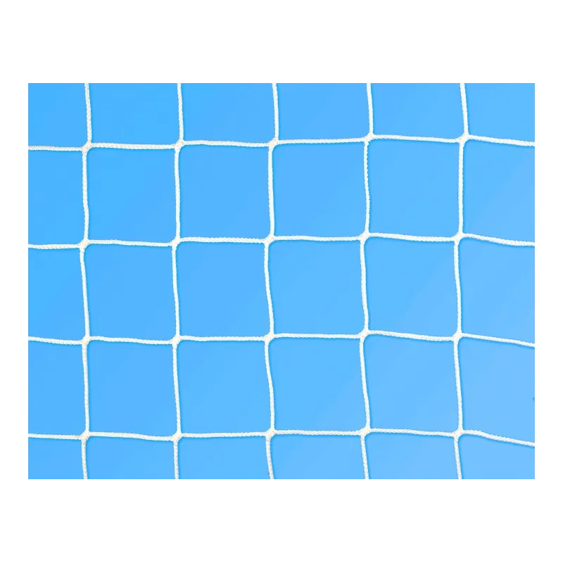 [F 758/0] Coppia reti per porte da calcetto in treccia di nylon, diametro mm. 6 ( 3x2m)