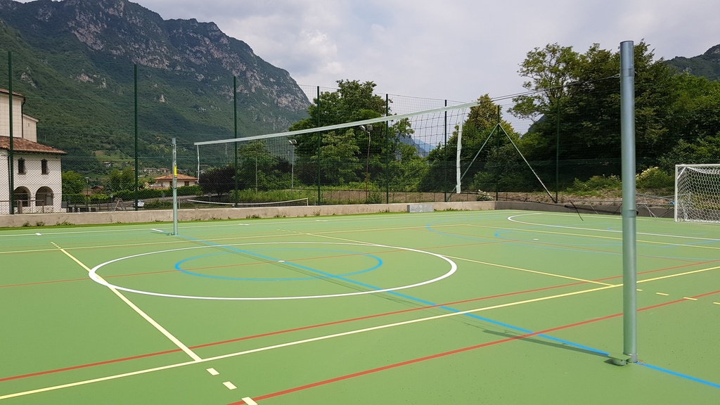 Impianto da pallavolo monotubolare