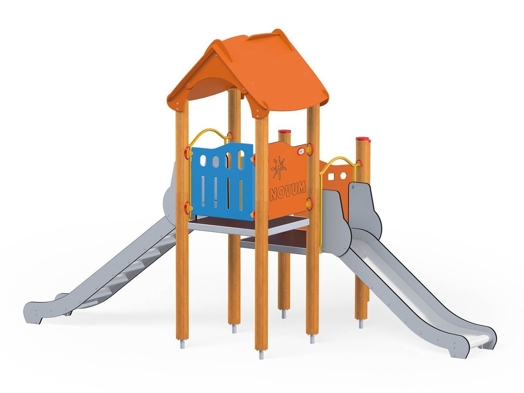 [1137MPN] Torre 10 (Montanti in Acciaio Zincato e Verniciato mm. 114 diam.)