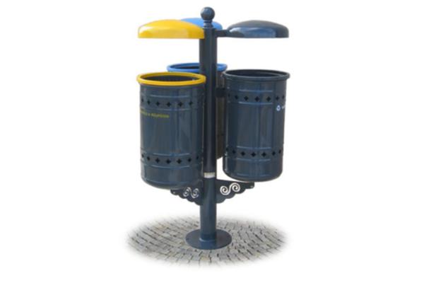 Cestino TRIO CS025 (Grigio grafite Ral 7024)