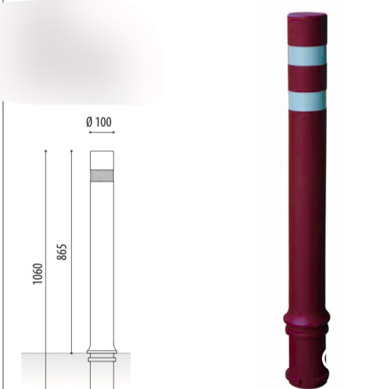 Dissuasore in polietilene