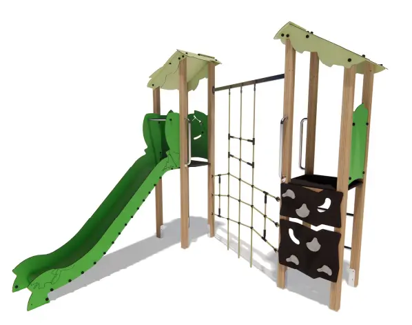 Composizione doppia torre con arrampicata- Nature