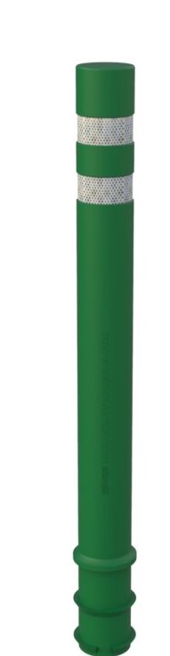 Dissuasore Flex in  Poliuretano a 2 fasce  (verde)