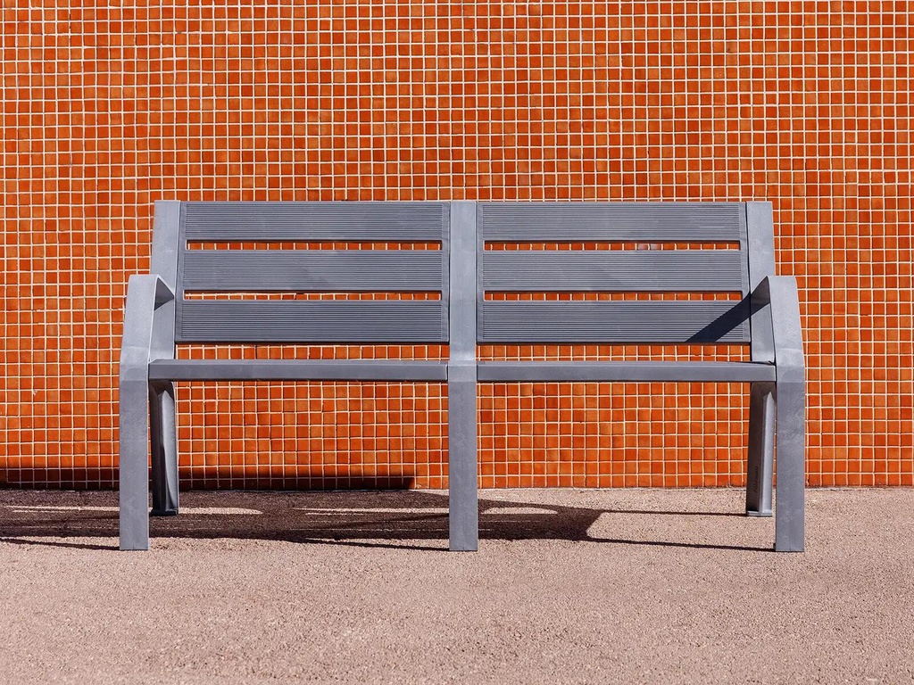 [MOD.08PLAST-0860-PLA] Panchina in polietilene