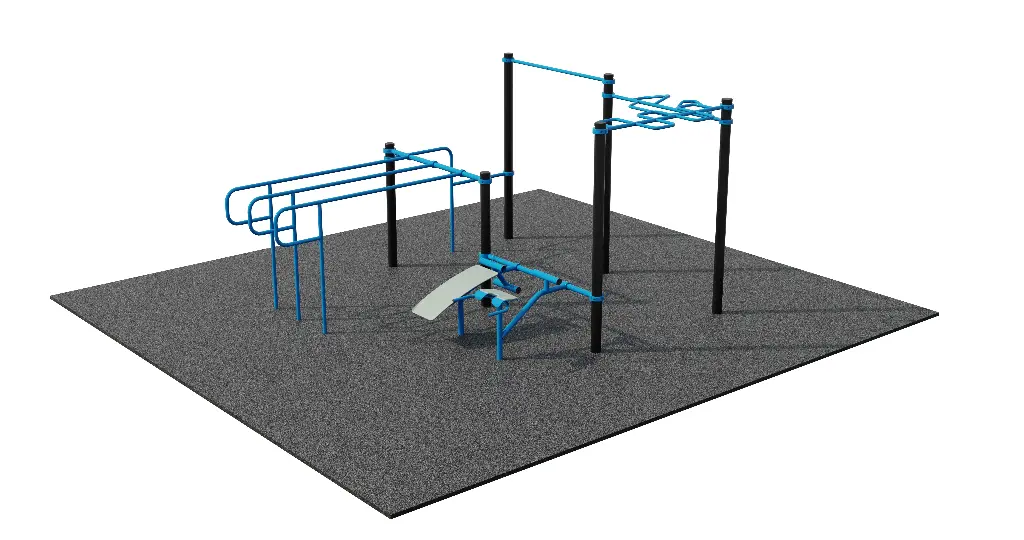 [LARGE] Fitness park Blu-Large