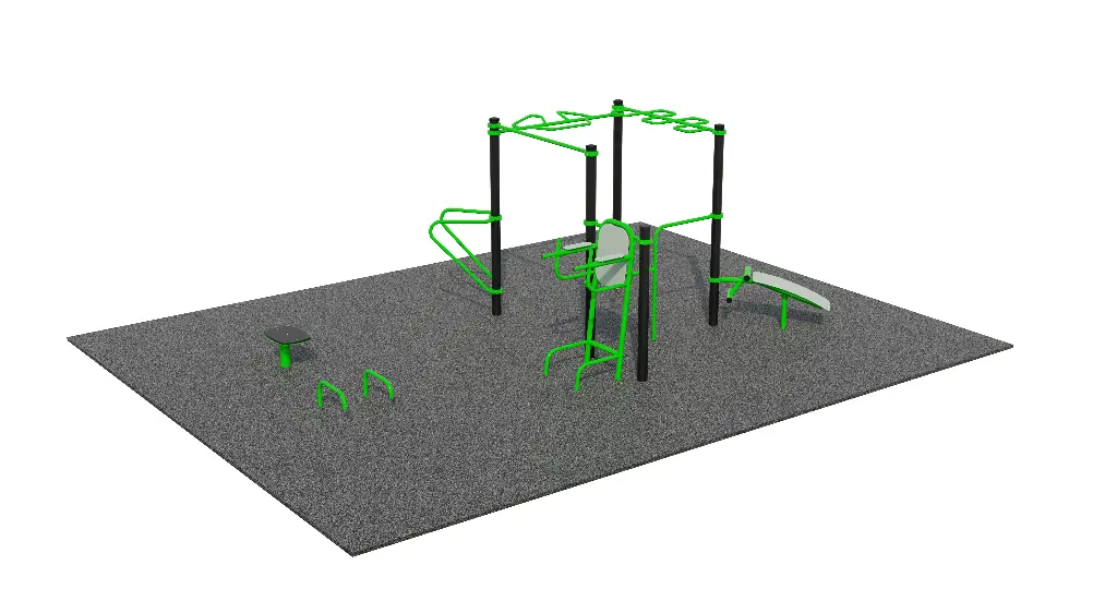[SMALL] Fitness park Green-Small