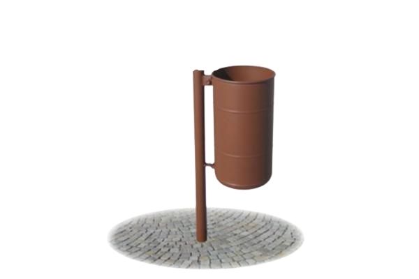 Cestino PAO in Corten AUCS005