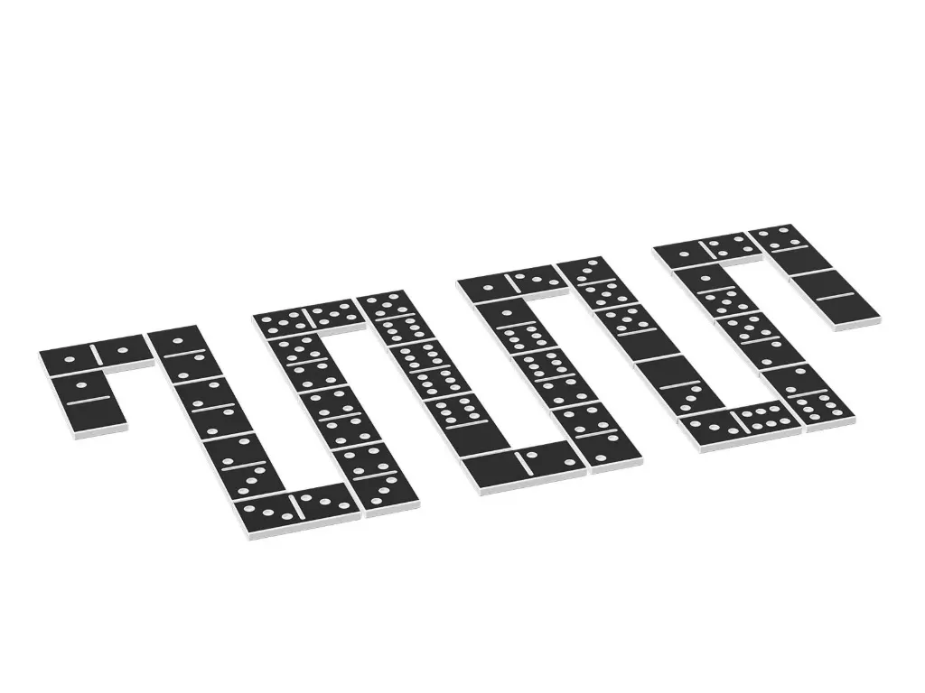 [58301] Gioco del domino all'aperto