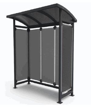 Pensilina in policarbonato