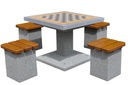 Tavolo Picnic con scacchiera
