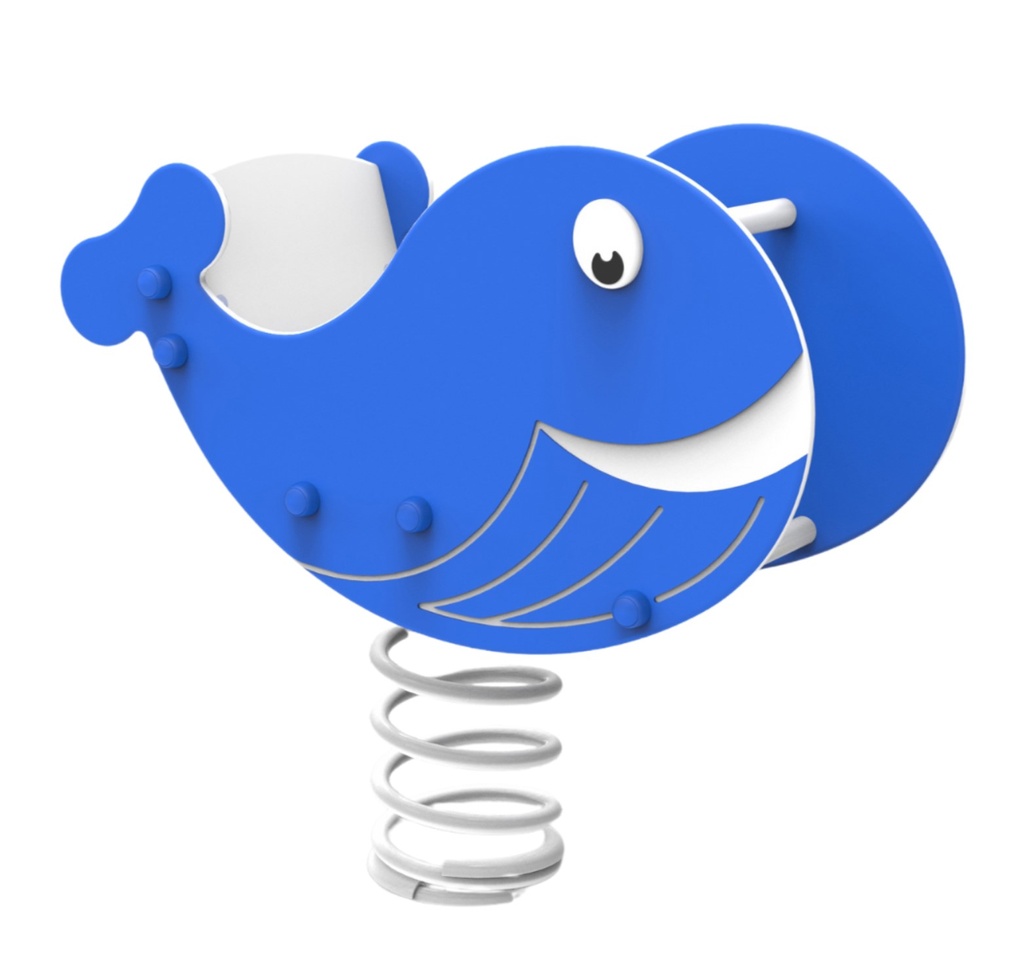 [90125] gioco a molla balena inclusiva