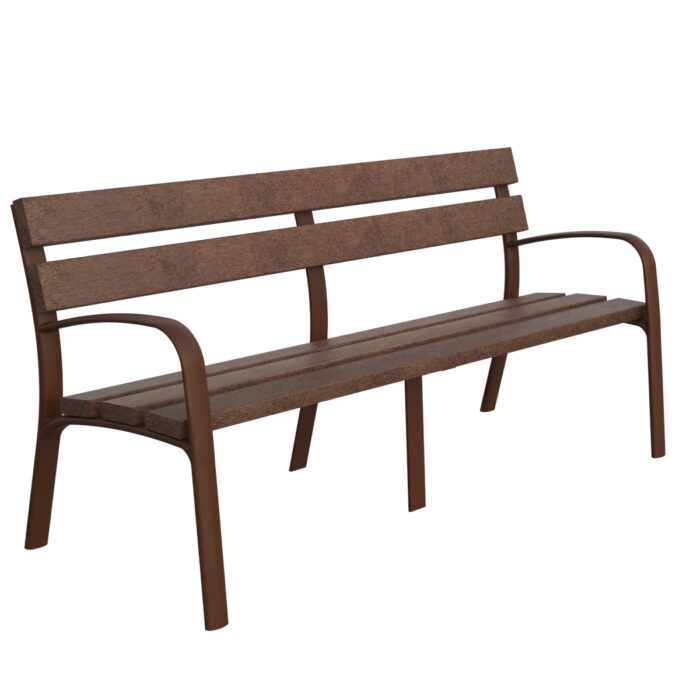 Panchina Ada in plastica riciclata