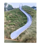 Scivolo inox da pendio aperto