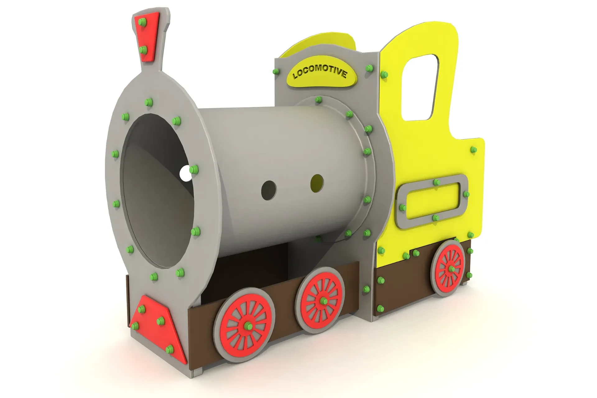 Locomotiva acciaio inox 2152