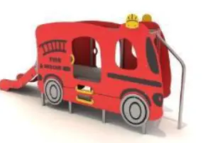 Camion dei pompieri inox 2164