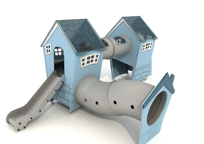 Casette con scivolo e tunnel 1102