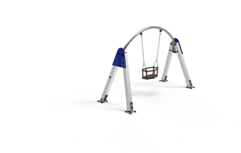 Altalena singola in alluminio