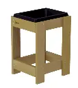Terra Planter con contenitore alto