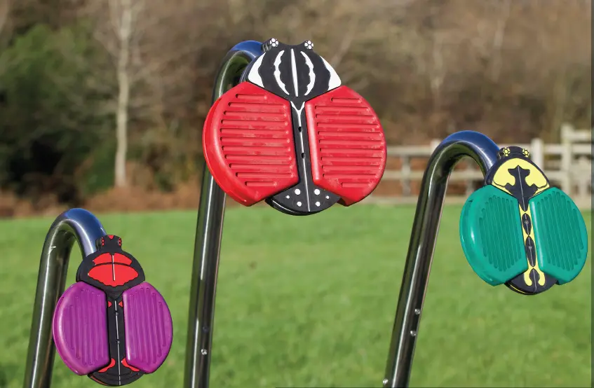 Coccinelle (con palo infisso su terra)