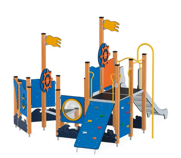 Barca Quadro Set 12466 (realizzato in Legno di pino impregnato a pressione)