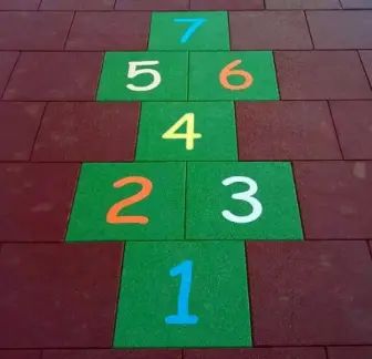 Kit Gioco campana per mattonelle in gomma 
