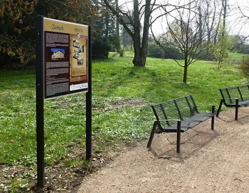 [UNI21b] Pannello informativo UNITAB / 900x1200mm / acciaio zincato + verniciato a polvere