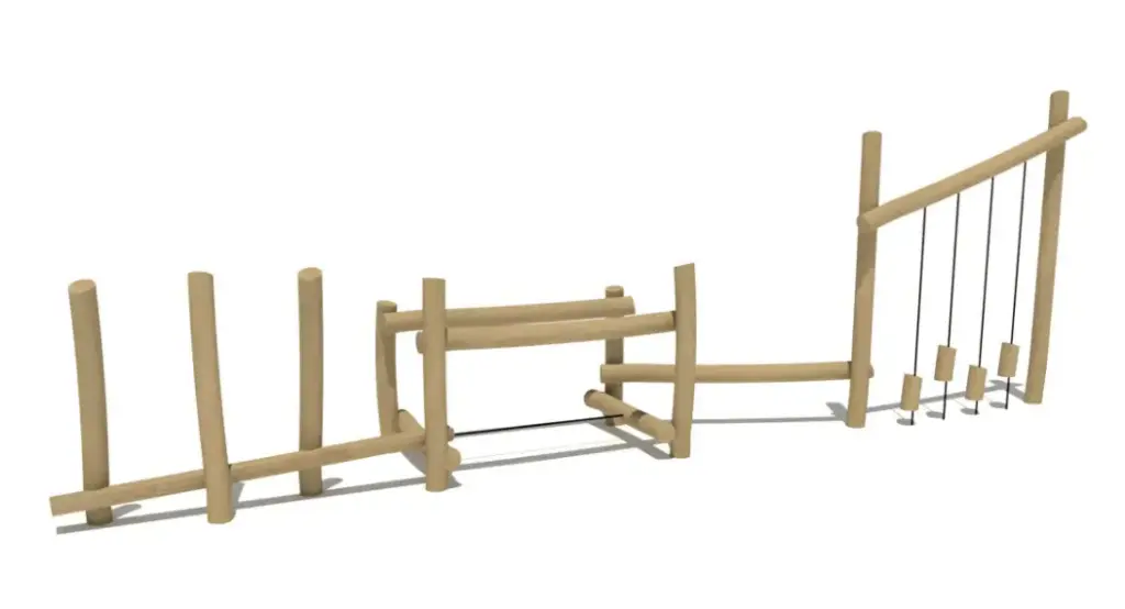 Percorso Agility 2 in legno di robinia 