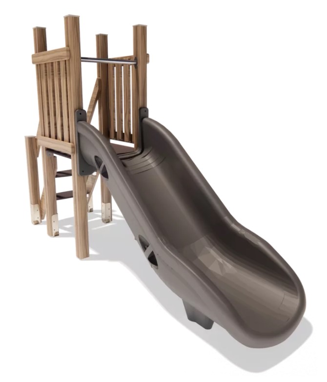 [FIVE110] Torre scivolo Five senza tetto in legno (hic. 80 cm)