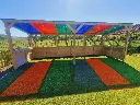 Pergolato rettangolare arcobaleno