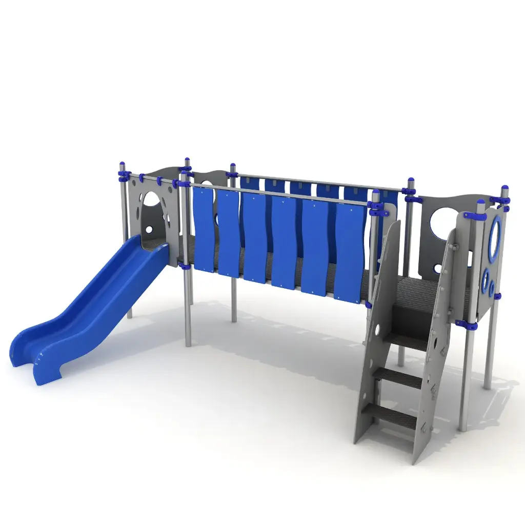 ECO-KIDS Doppia Torre con ponte senza tetto  (hic. 120 cm)