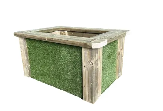 [PMD320] Fioriera con Erba sintetica media