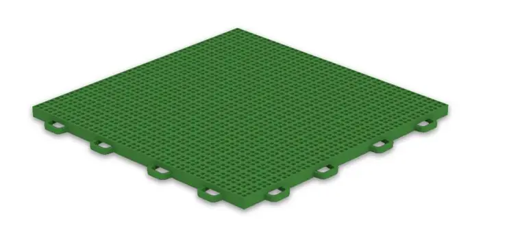 Gripper outdoor sport - Pavimento sportivo modulare (cm. 25x25, Blu reale (RAL 5010))