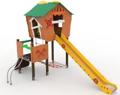 [ELFLOR017MT-Y] ELFLOR017 (con plinto in acciaio zincato a caldo)