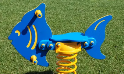 Sagoma ricambio gioco a molla Pesce sdw