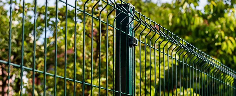 Pannello per recinzione EcoSteel (Verde Foresta RAL 6005, Altezza Cm. 100)