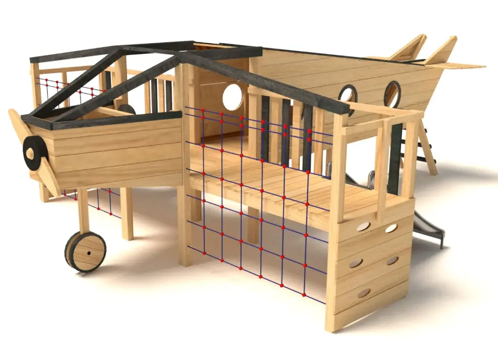 [HH1B01-002] Aereo con arrampicate