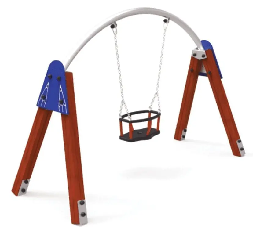 Altalena Baby Zea in legno