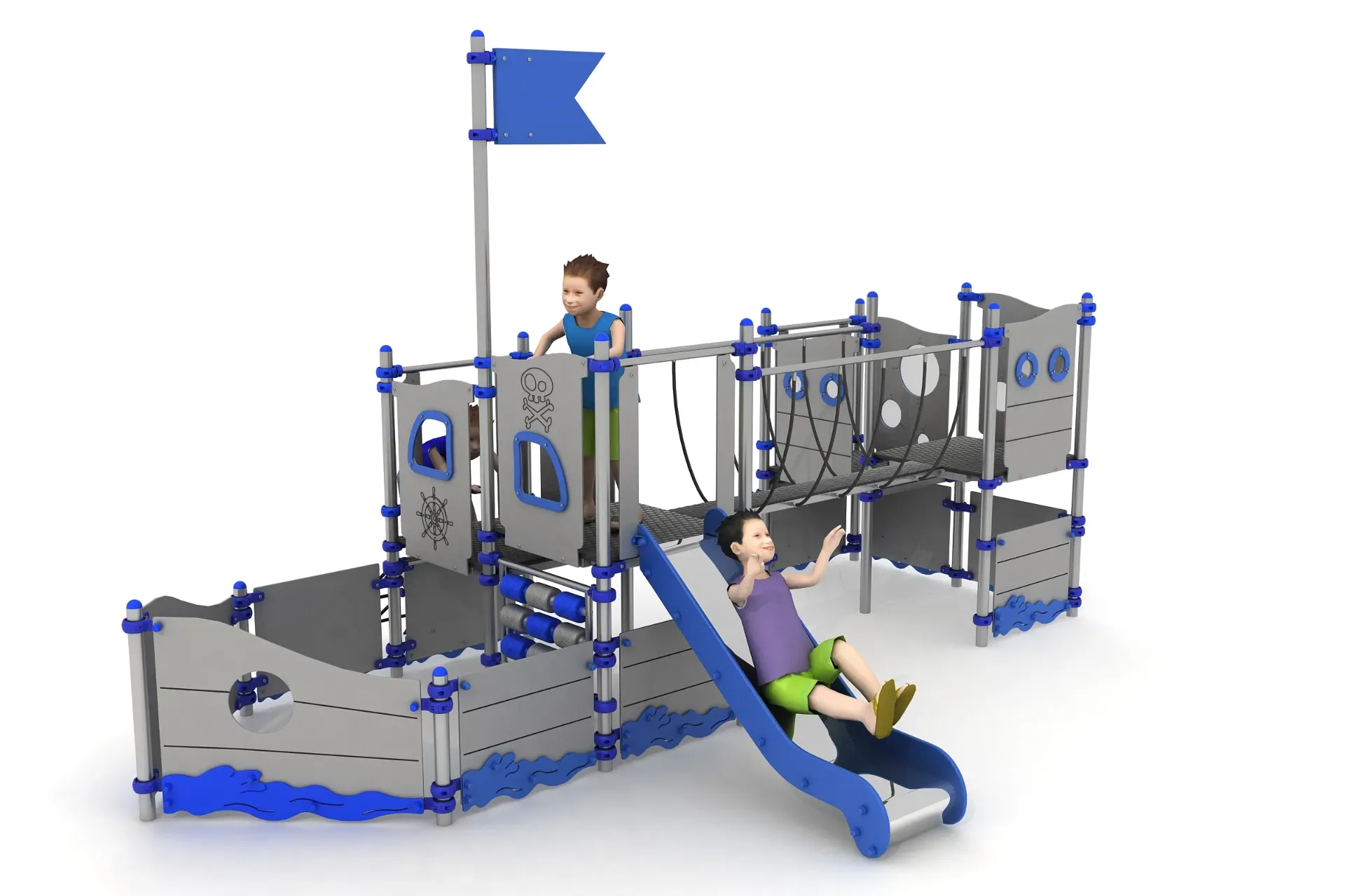 Barca in acciaio inox 42095