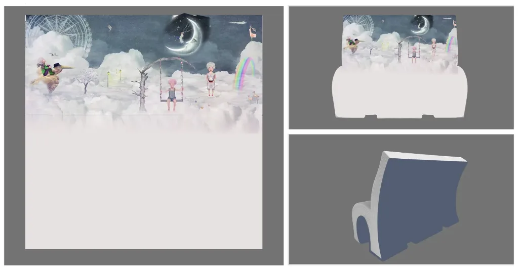 Personalizzazione panchina letteraria