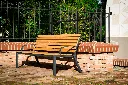 Panchina ALUMA 12 stecche 1800mm / lega di alluminio + verniciato a polvere