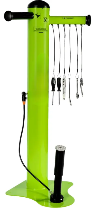 Colonnina riparazione bici green