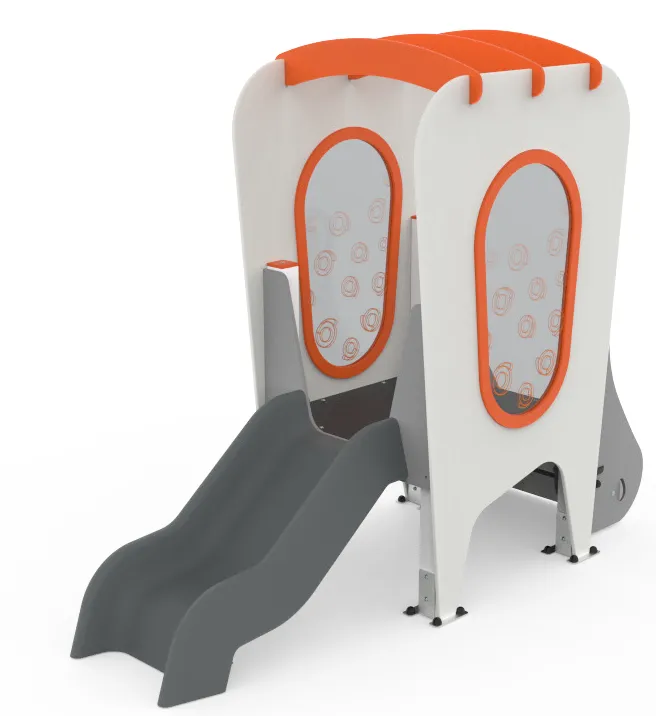 KidLab  KLAB001AL (Montanti in legno di pino mm. 90x90, con plinto in acciaio zincato a caldo)